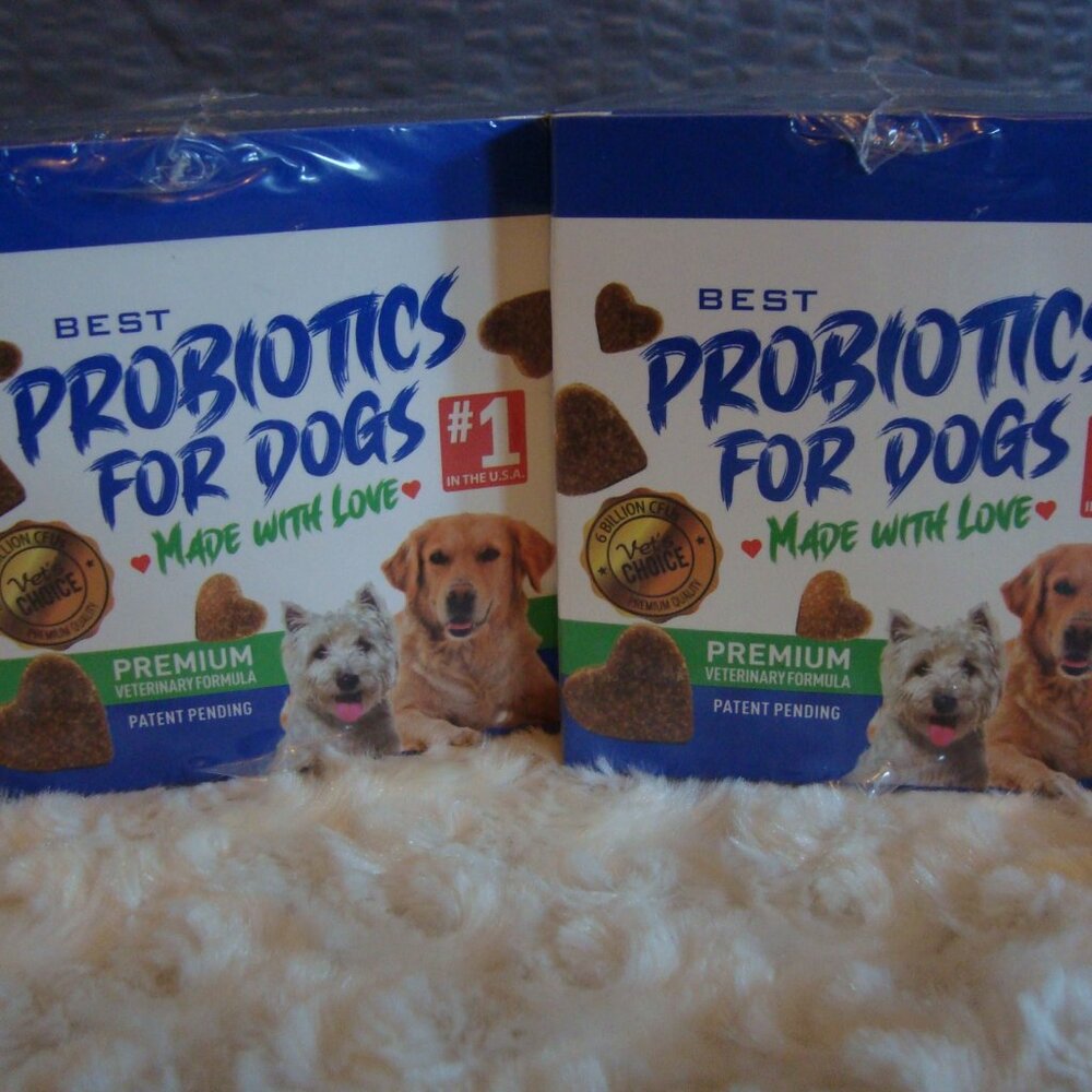 Lot of 2 Wrapped - Best Probiotics for Dogs